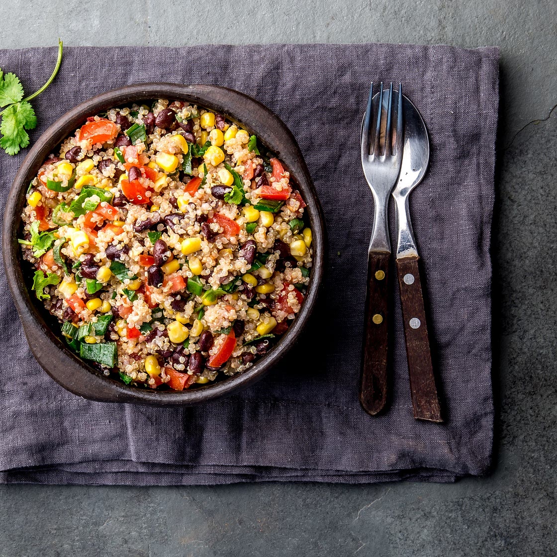 Southwestern Quinoa Black Bean Salad