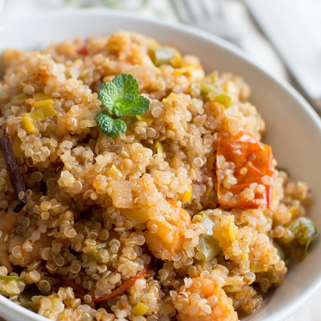 Delightful Asian Shrimp Quinoa Salad