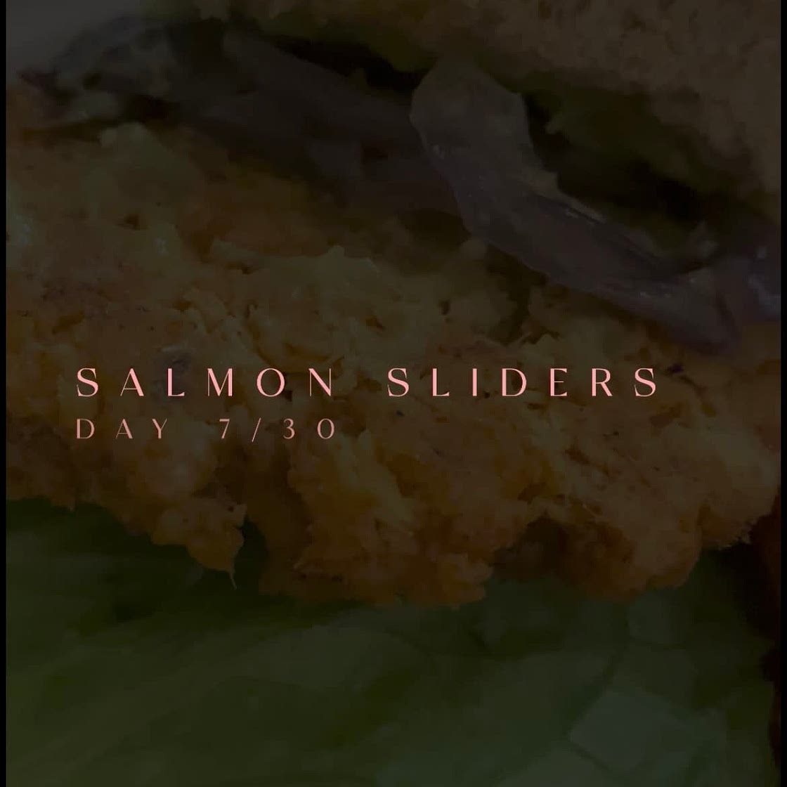 Salmon Sliders