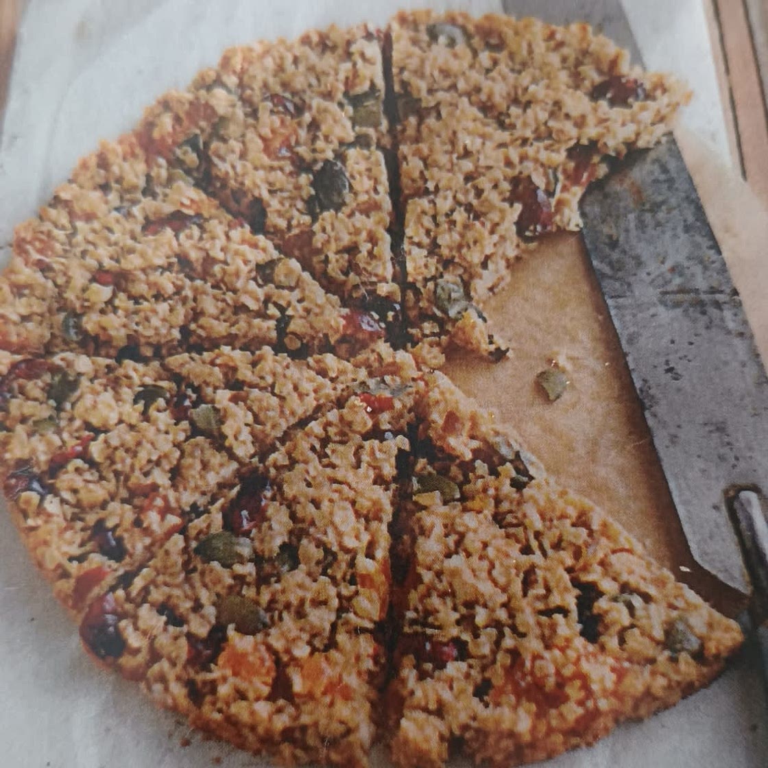 Oat and fruit slices