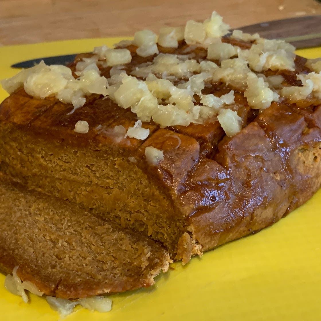 PKU Seitan-Style “Ham” Roast with Pineapple Glaze