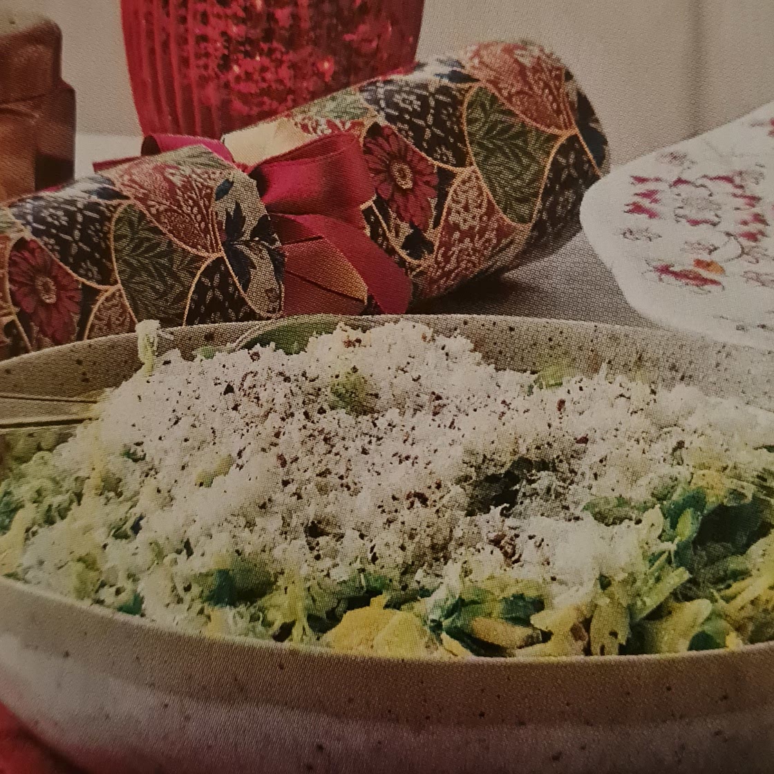 Shredded Brown butter and parmesan sprouts