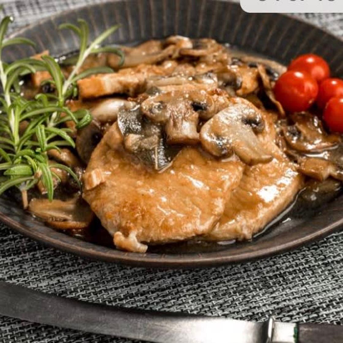 Pork with Mushrooms 