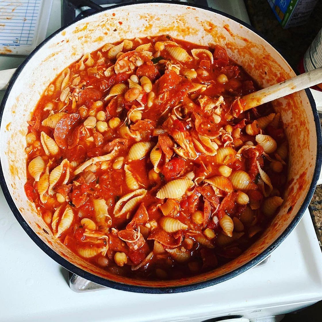 Past’ n Beans (or Pasta e fagioli ) — FoodTokTV
