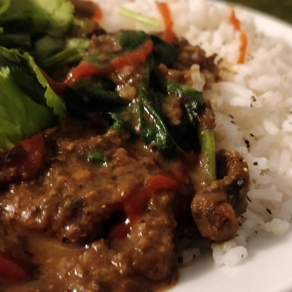 Mushroom & Kidney Bean Coconut Curry