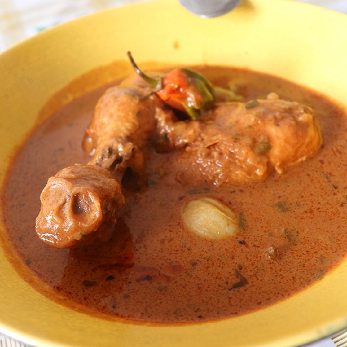 Sauce d'arachide au poulet