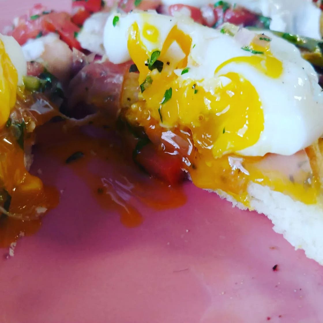 Breakfast in Tuscany, Italian Poached Eggs