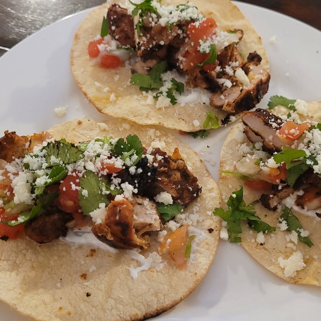 Grilled Chicken Street Tacos