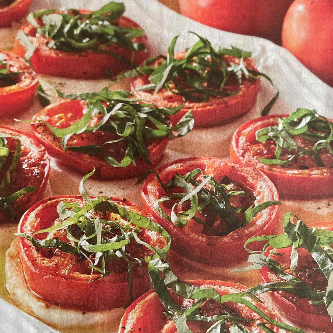 Roasted Tomato Caprese Salad