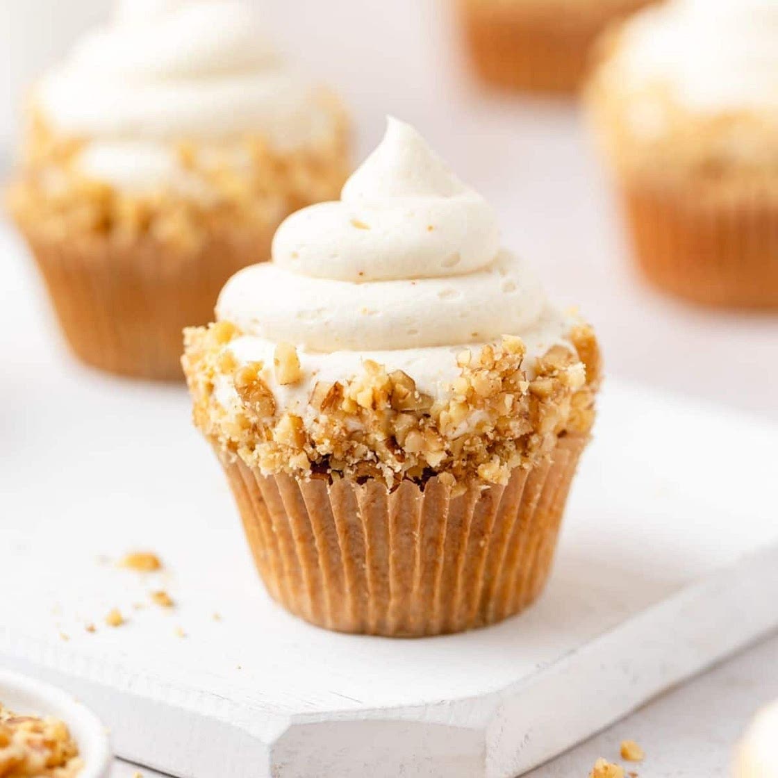Brown Butter Carrot Cake Cupcakes