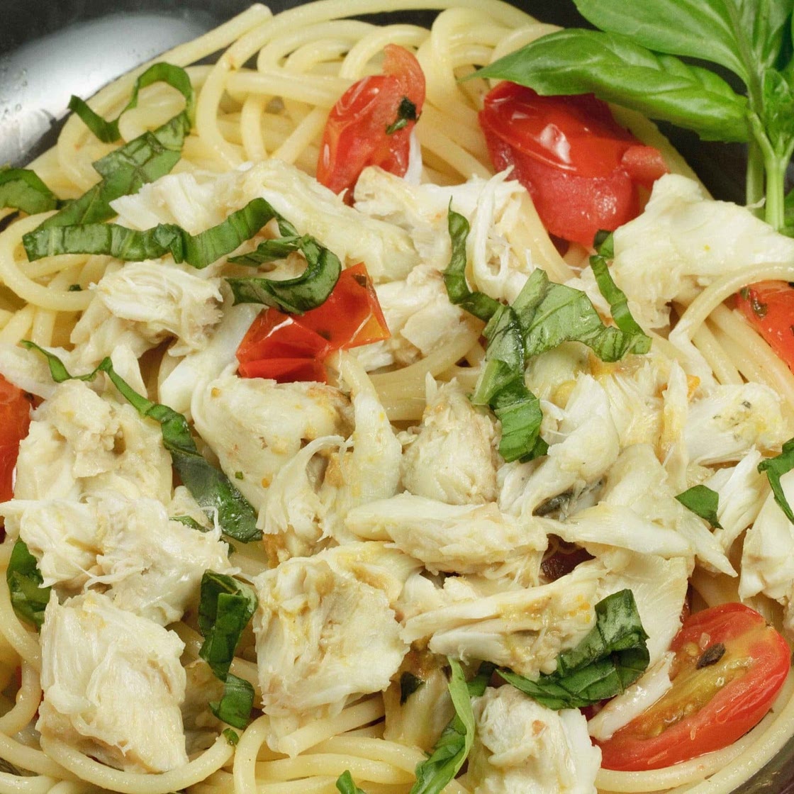 Spaghetti Fresca with Jumbo Lump Crabmeat