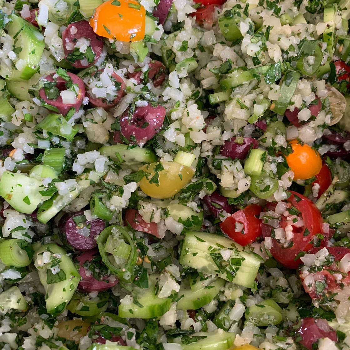 Cauliflower tabouleh salad
