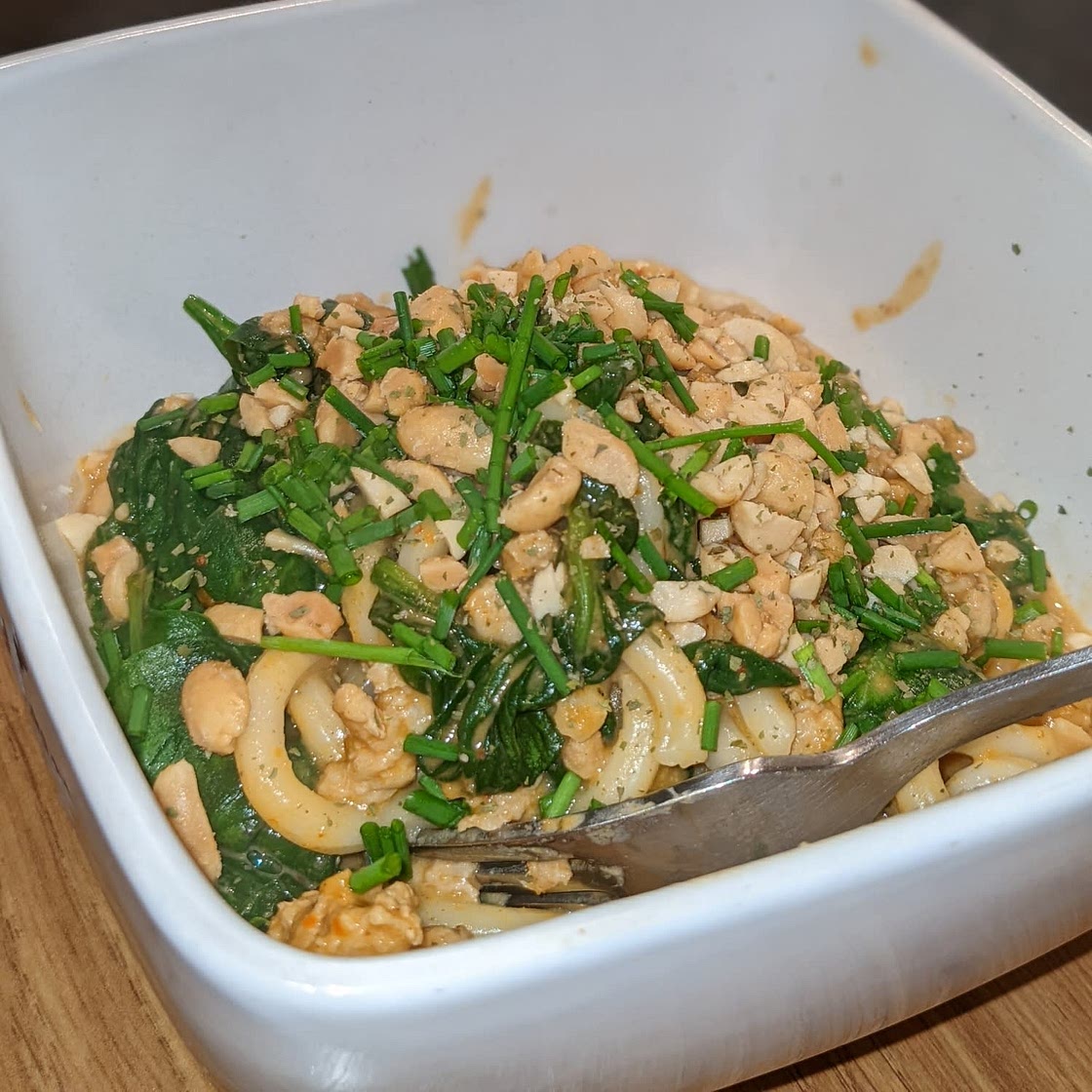 12 Minute Thai Chicken Peanut Noodles