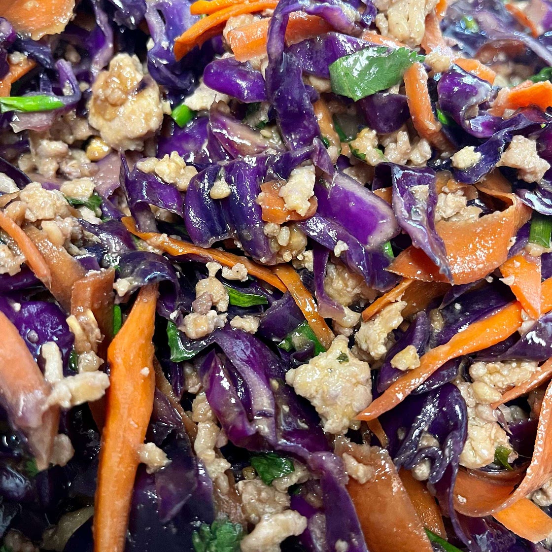Thai Chicken and Cabbage Skillet