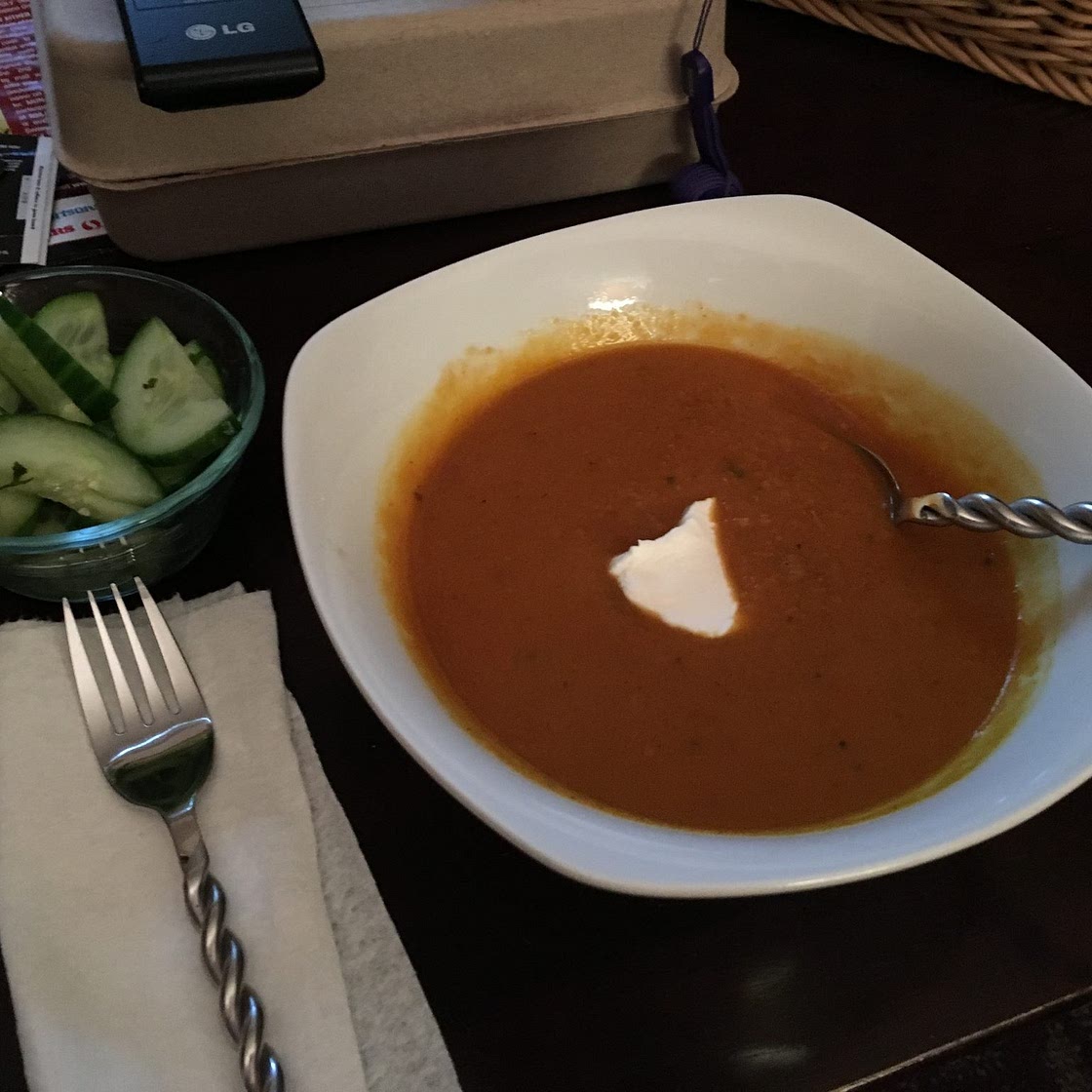 Sweet & Smokey Butternut Squash, Apple and Carrot Soup - Bite The Road