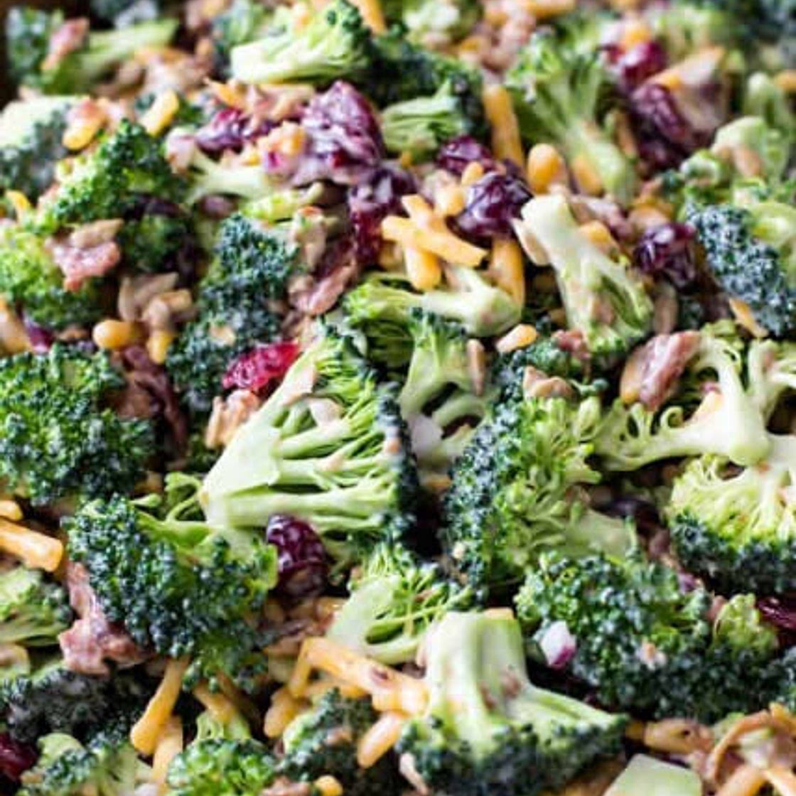 Dijon Broccoli Salad