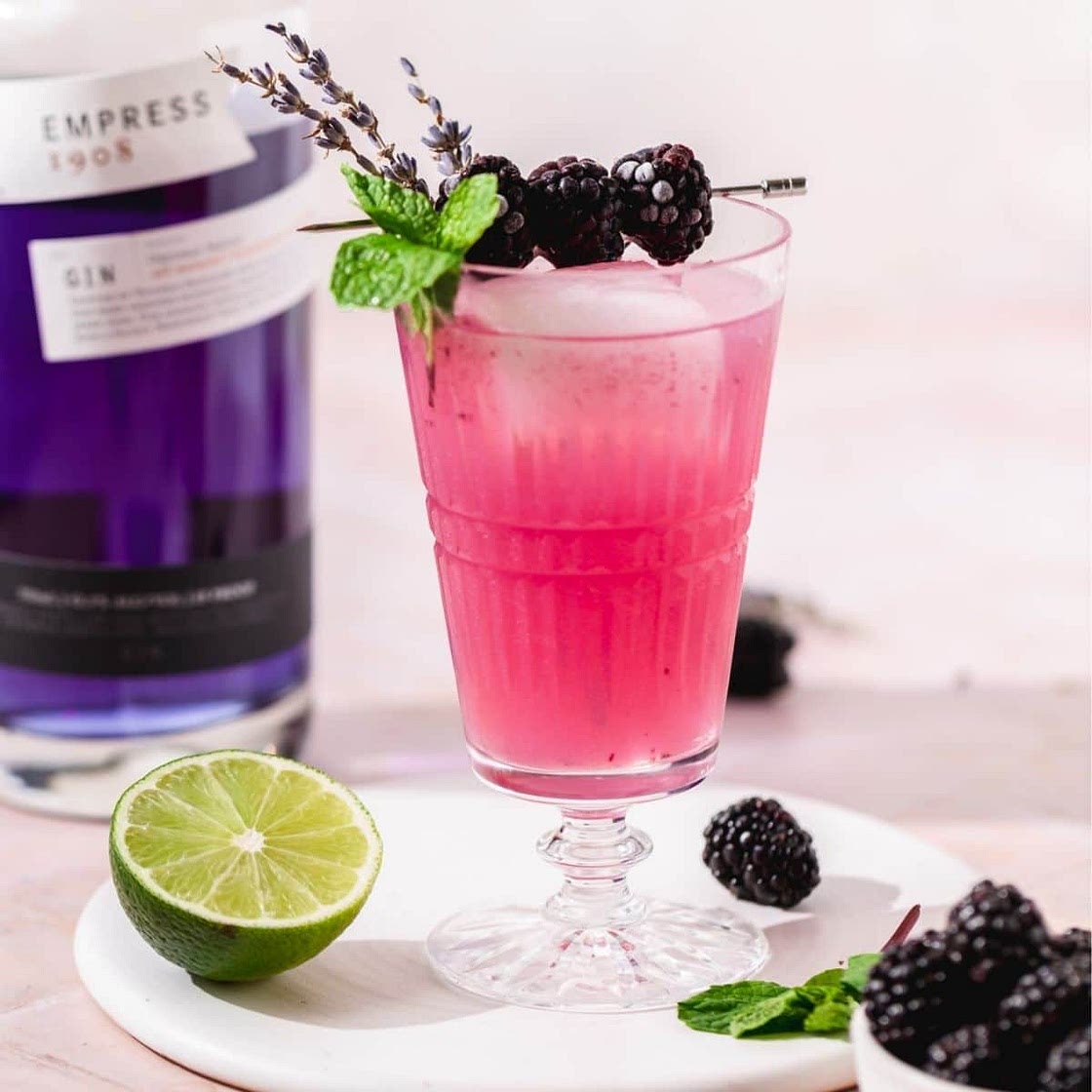 Blackberry Lavender London Mule