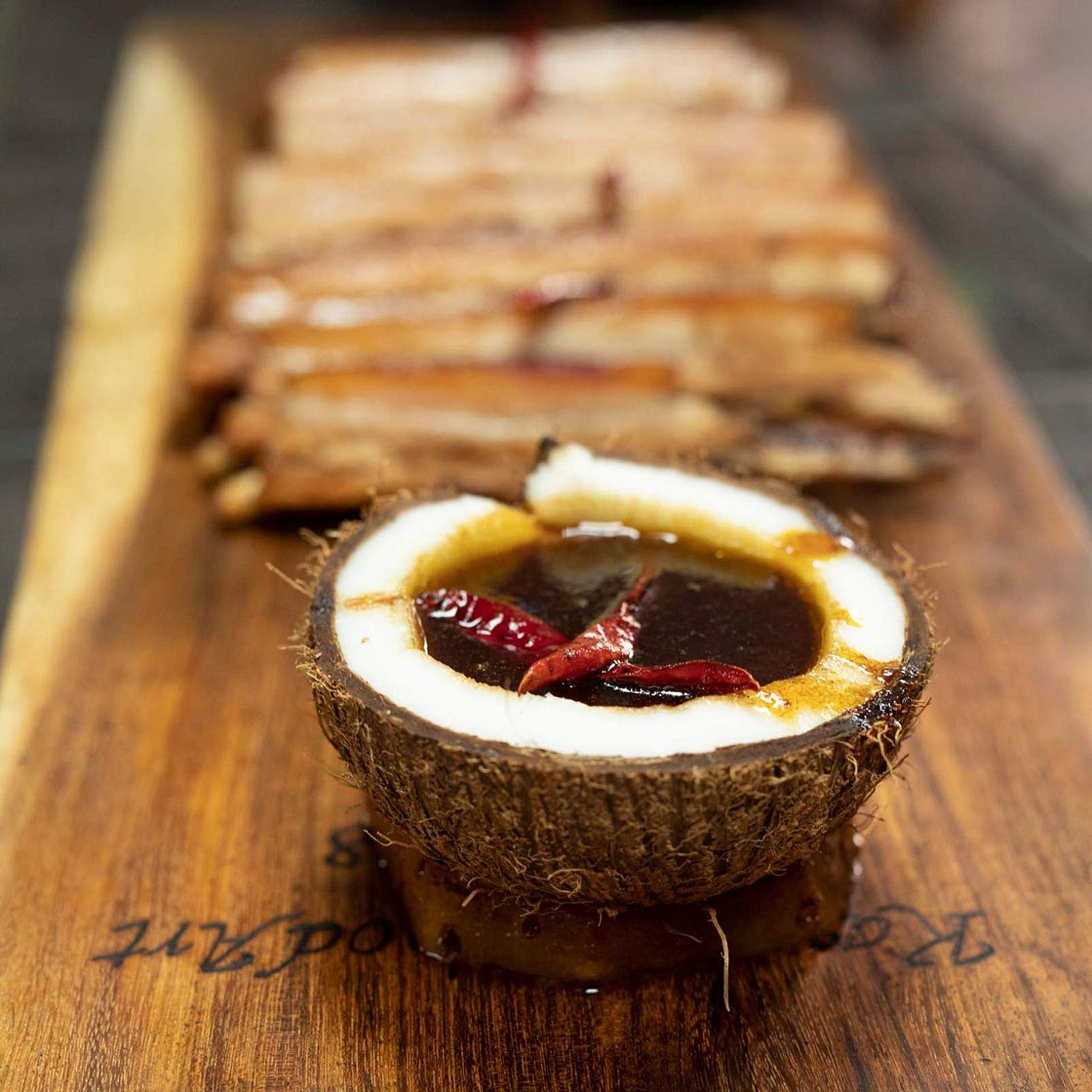 Pork Belly with Chilli Fruit Glaze