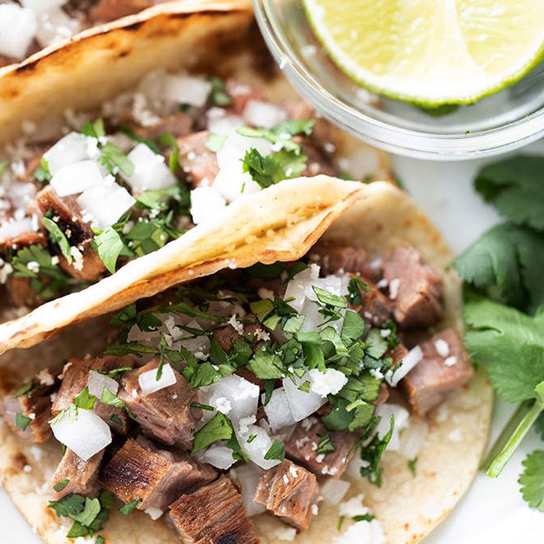 Mexican Street Tacos with Carne Asada