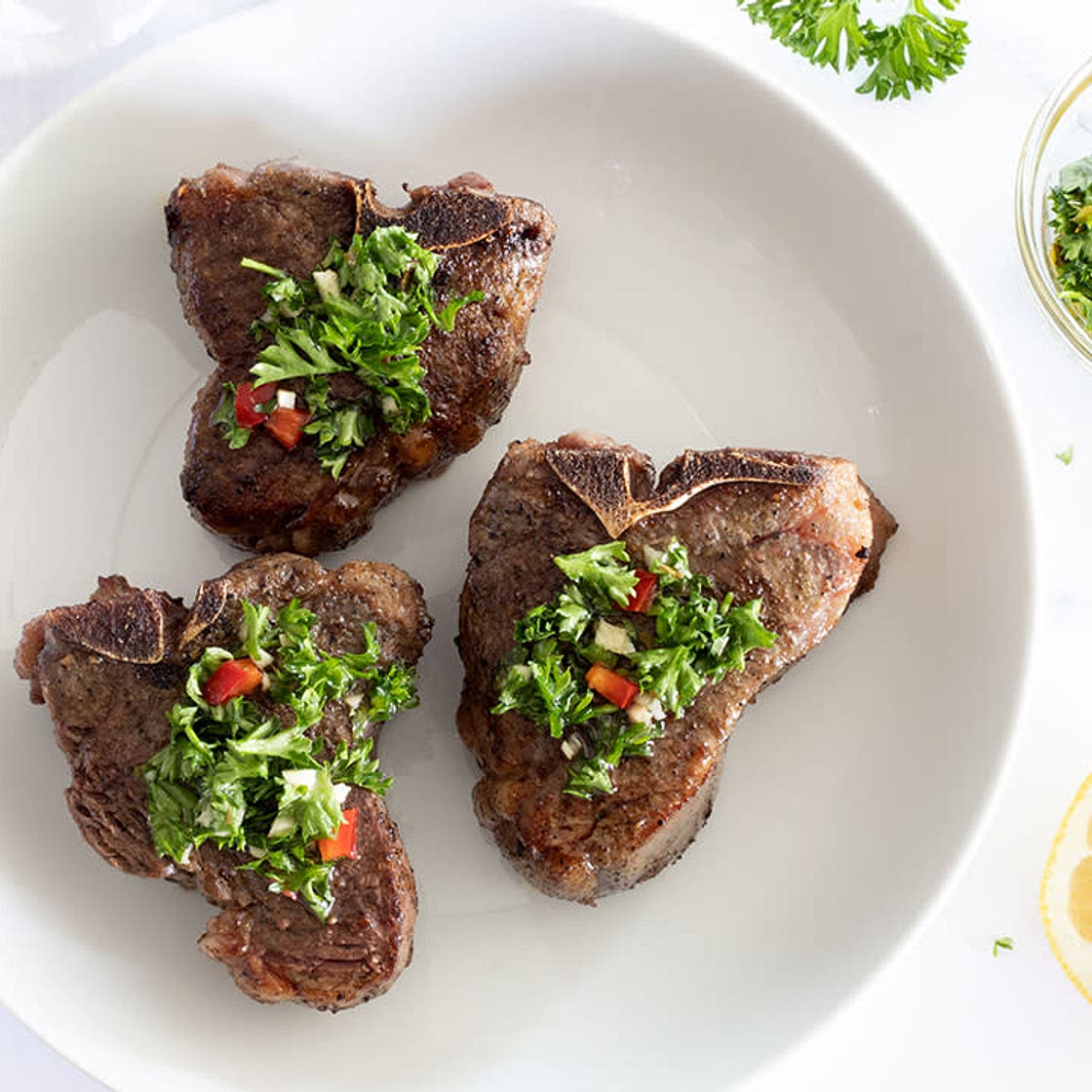 Sous Vide Lamb Loin Chops