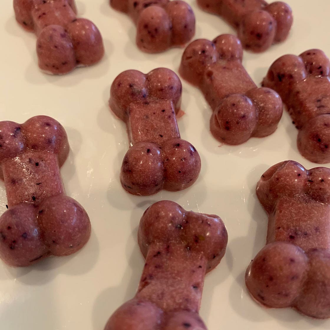 PB Berry Dog Treats