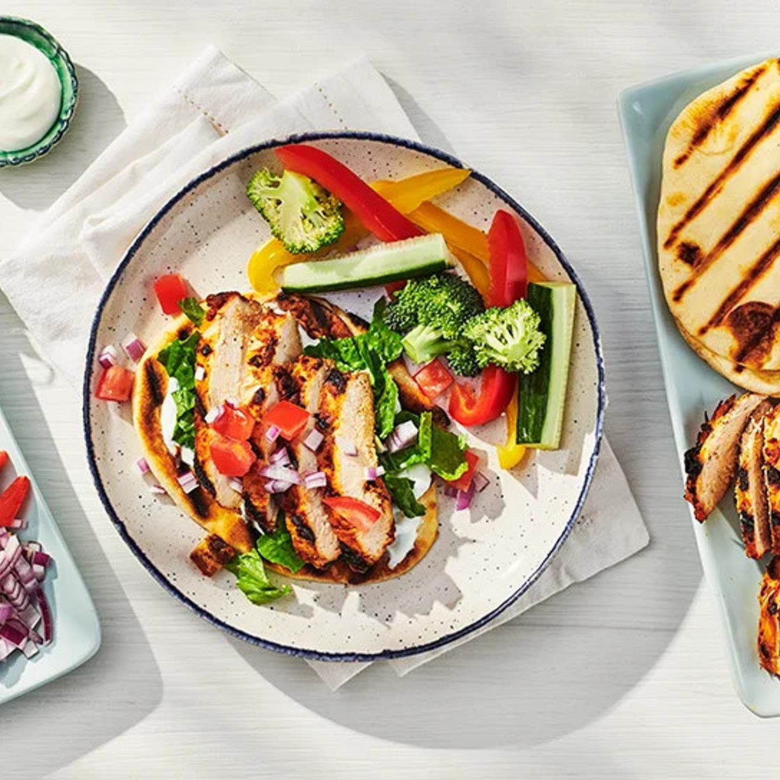 Grilled Tandoori Chicken Wrap