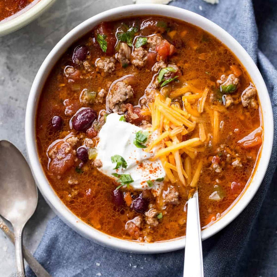 Tex-Mex Slow Cooker Beer Chili 