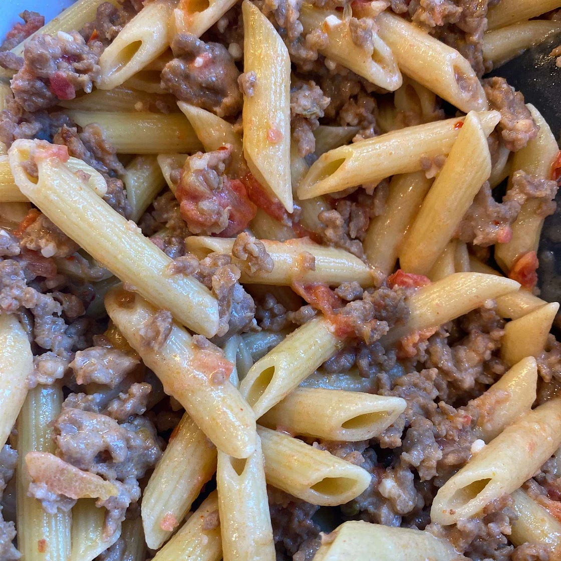 Spicy Italian Sausage Pasta