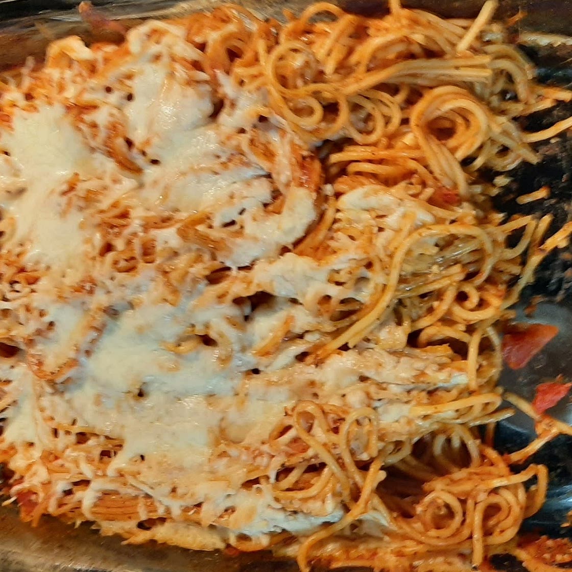 Oven Baked Spaghetti