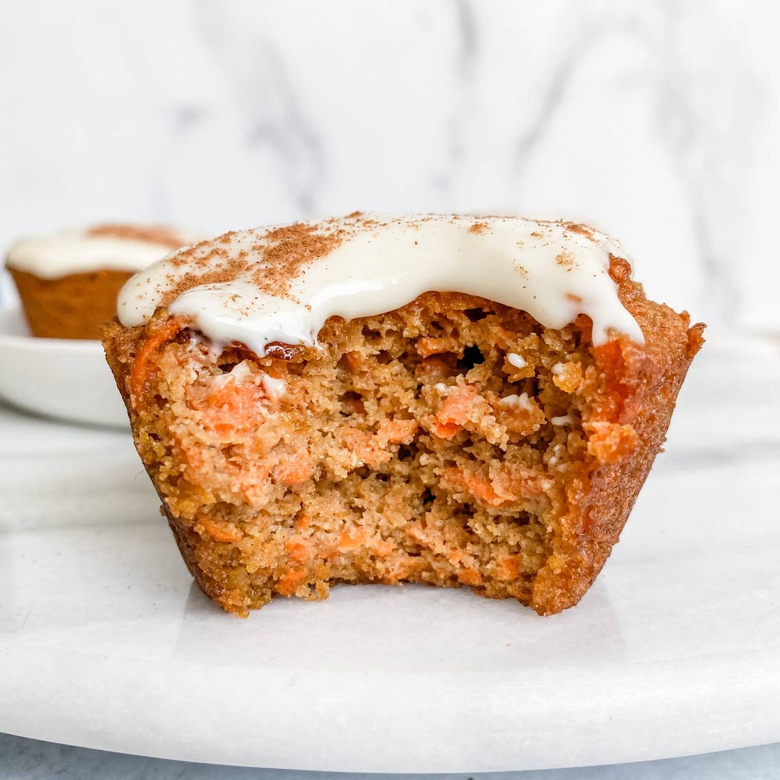Simple Almond Flour Carrot Cake Muffins