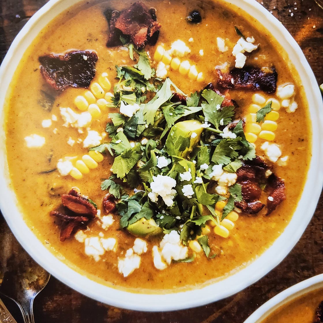 Chipotle Cheddar Corn Chowder