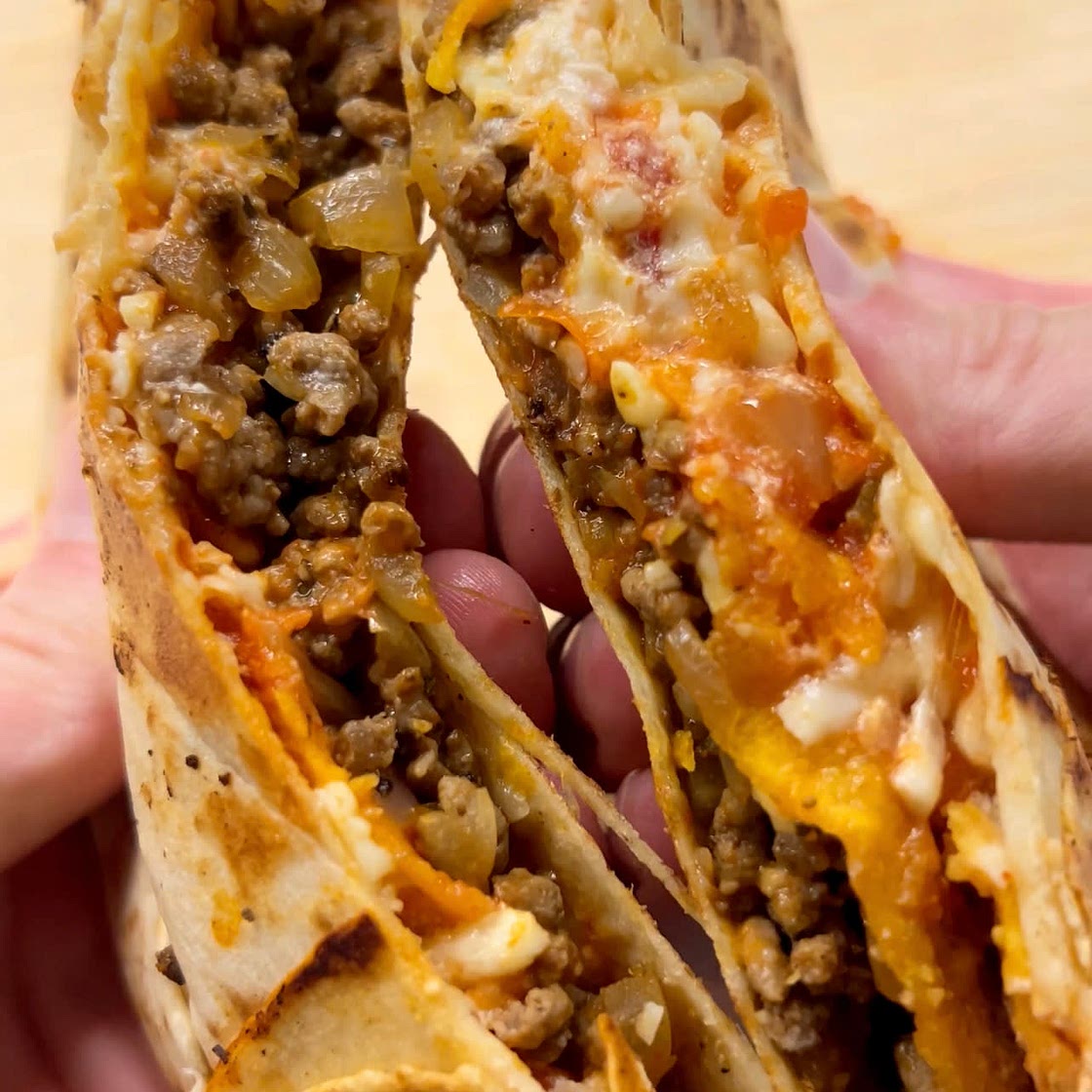 Cajun Beef Crunch Wrap