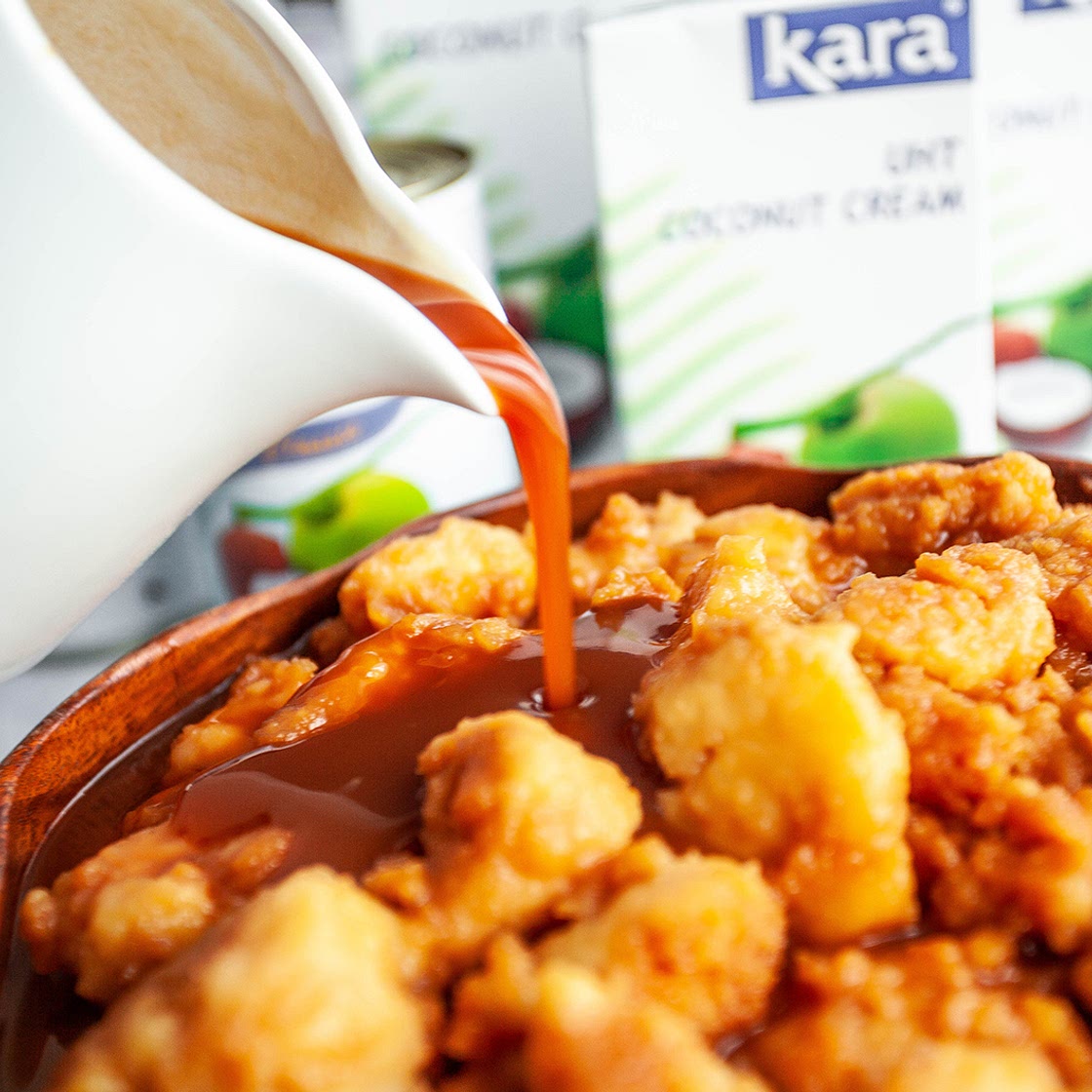 FaiKaKai (Coconut-Caramel Dumplings)