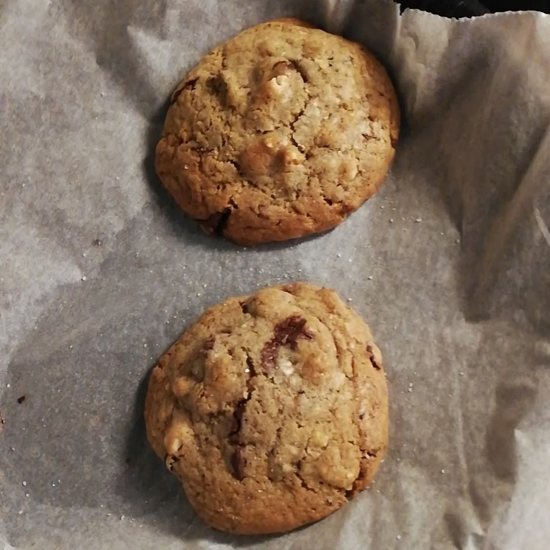 Dark Chocolate Cranberry Walnut Cookies