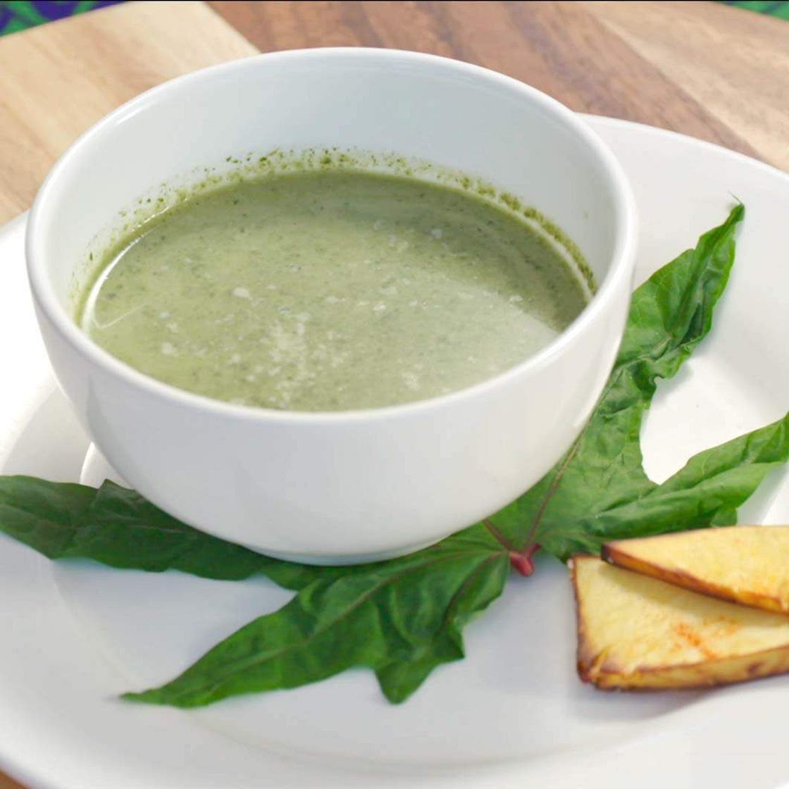 Cream of laupele soup