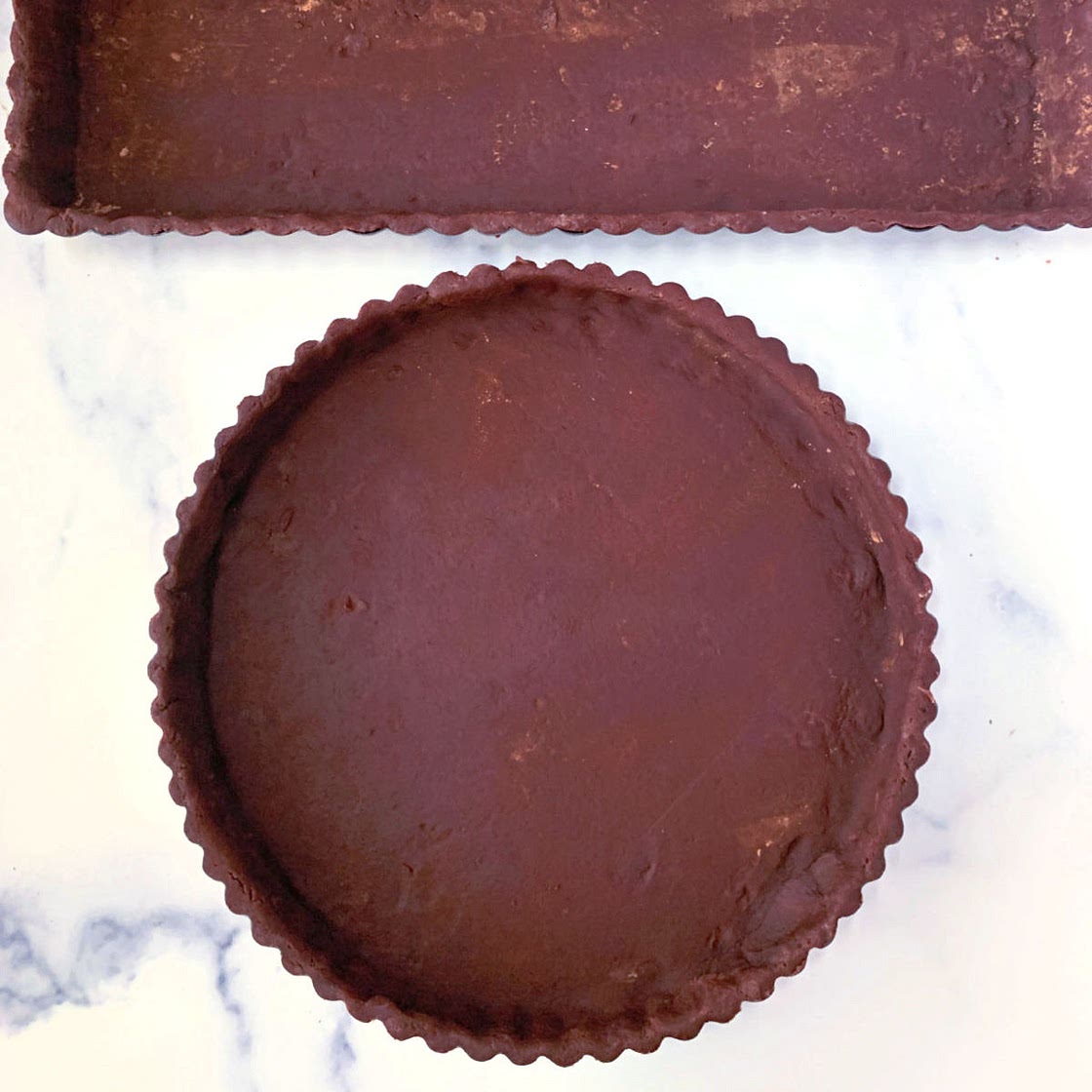 Chocolate Shortbread Tart Crust
