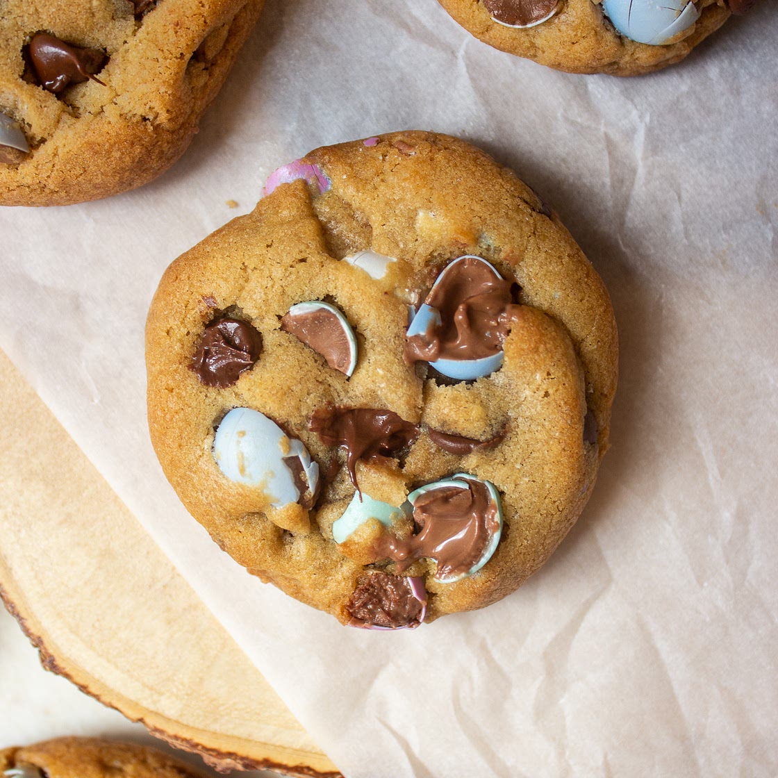 Brown Butter Cadbury Mini Egg Cookies
