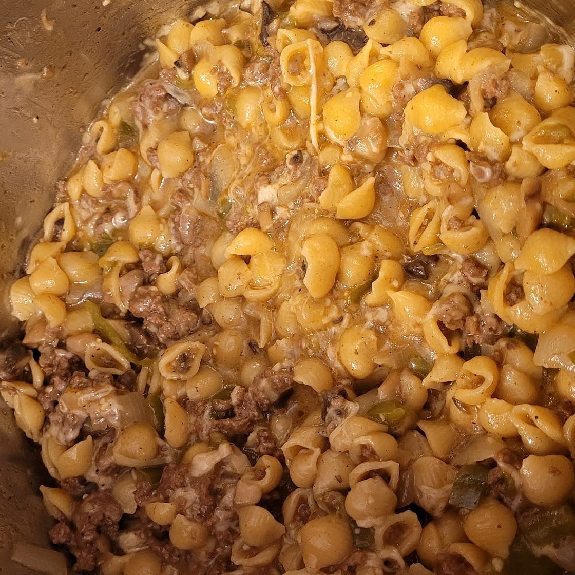 Instant Pot Philly Cheesesteak Pasta