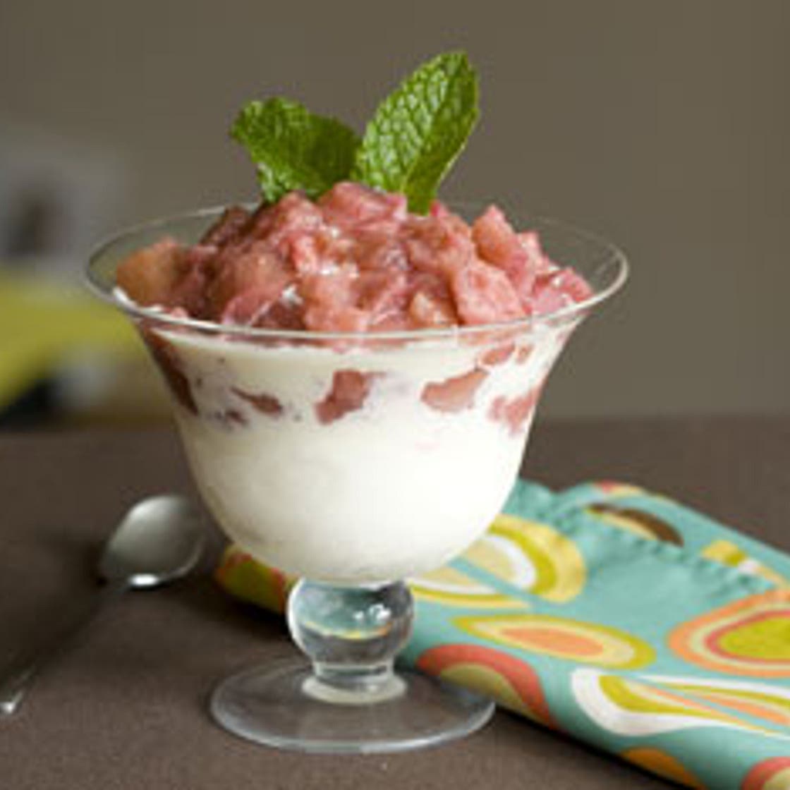 Sticky Ginger Candied Rhubarb Recipe