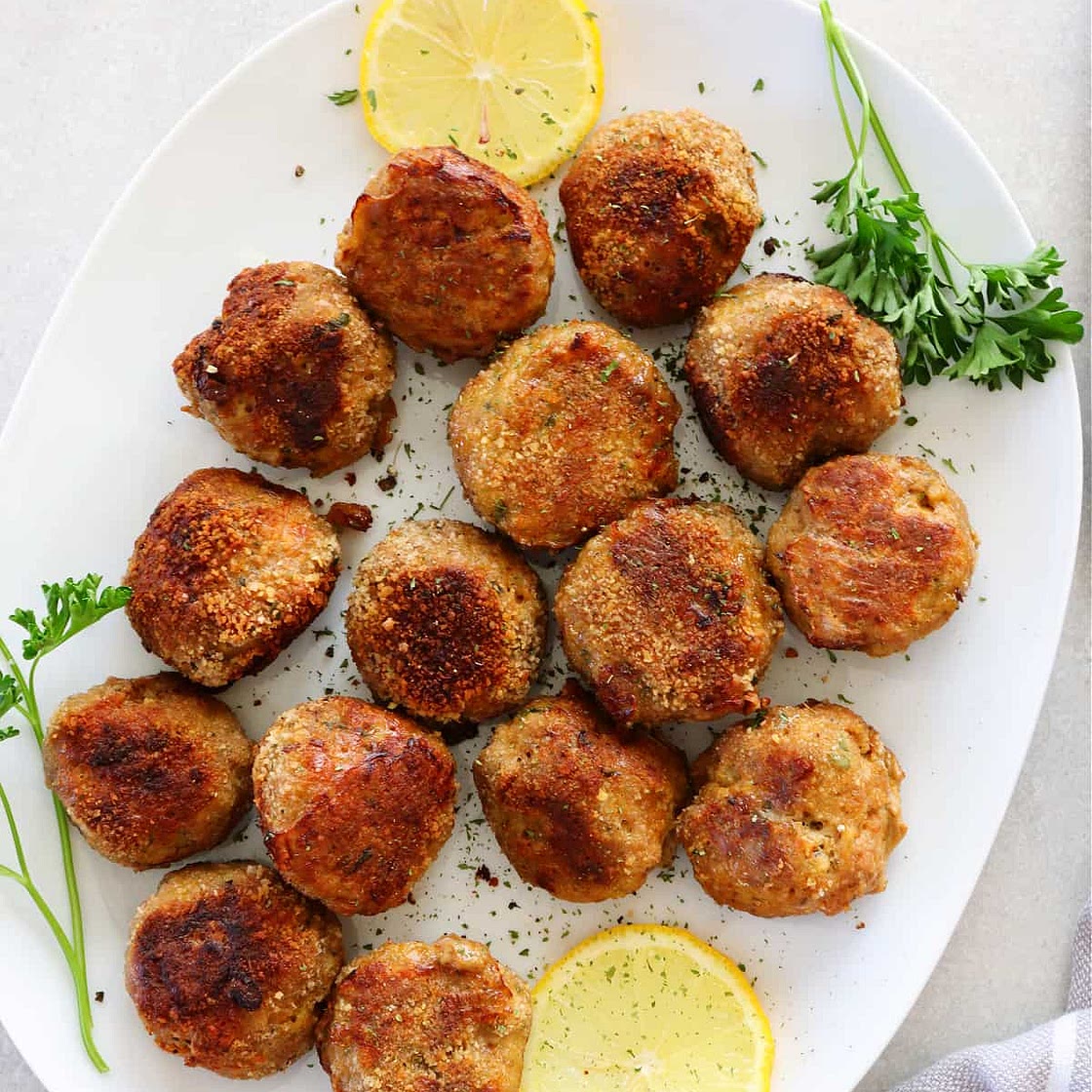 Baked Turkey Meatballs