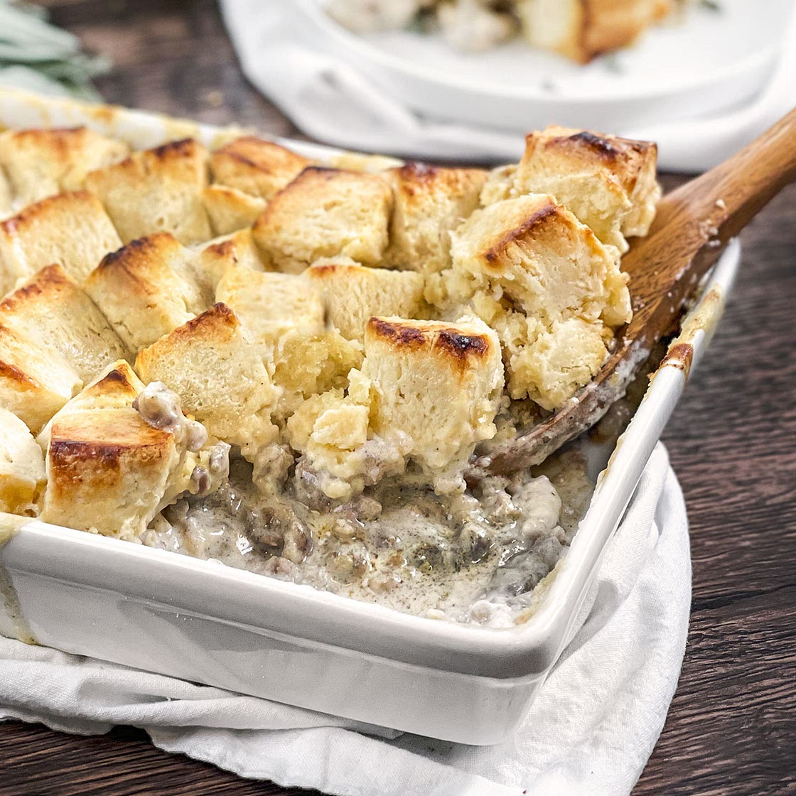 Biscuits and Gravy Casserole