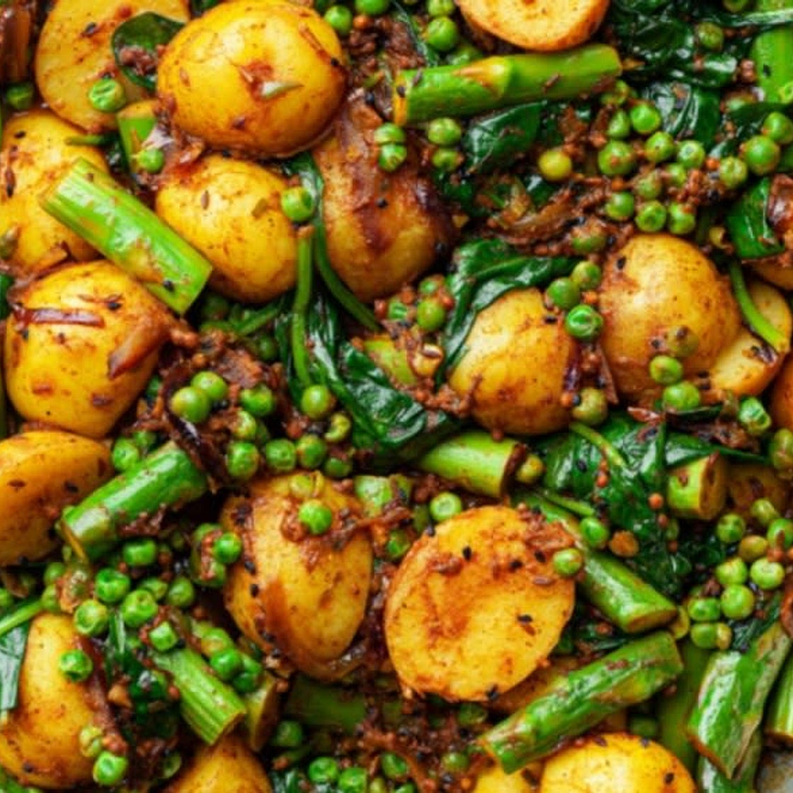 Spring Saag Aloo
