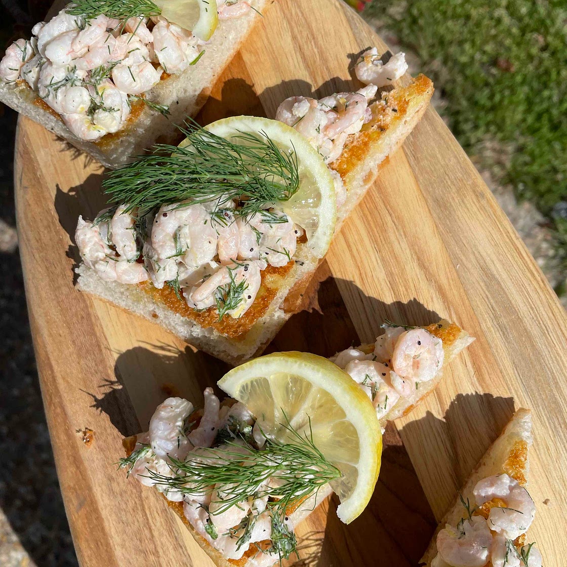 Swedish Shrimp Toast 