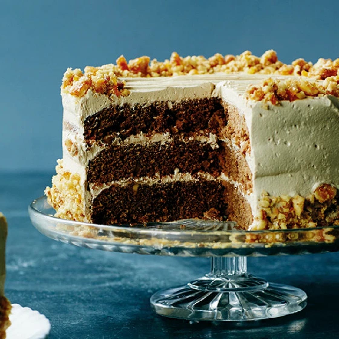 Coffee, Walnut and Cardamom Cake
