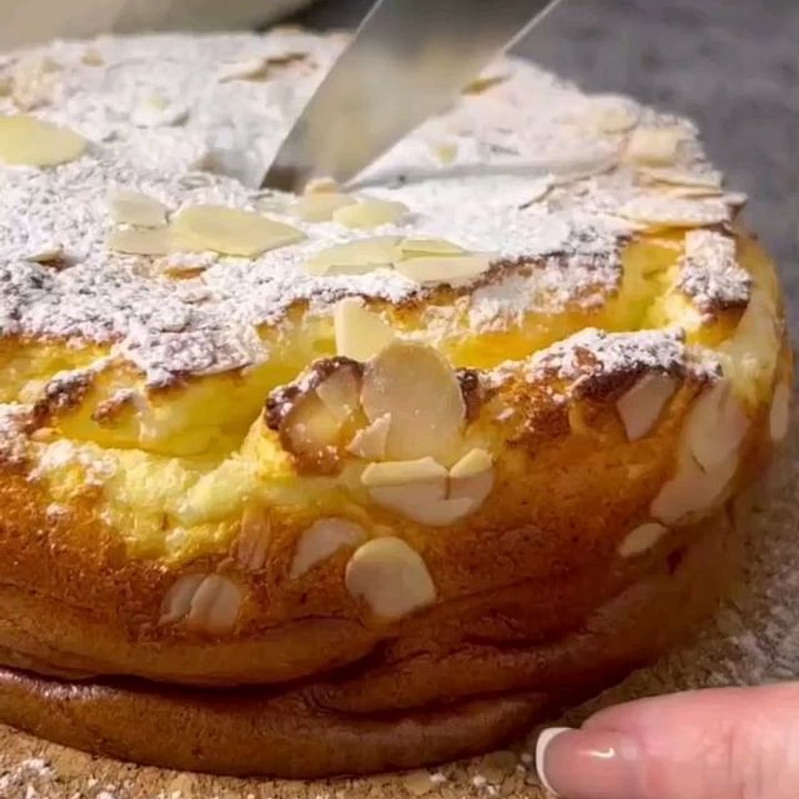 Flourless airy soft cottage cheese Cake