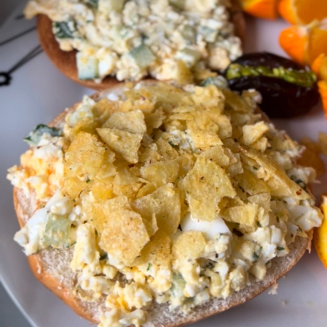Boiled egg bagel/ sandwich mix