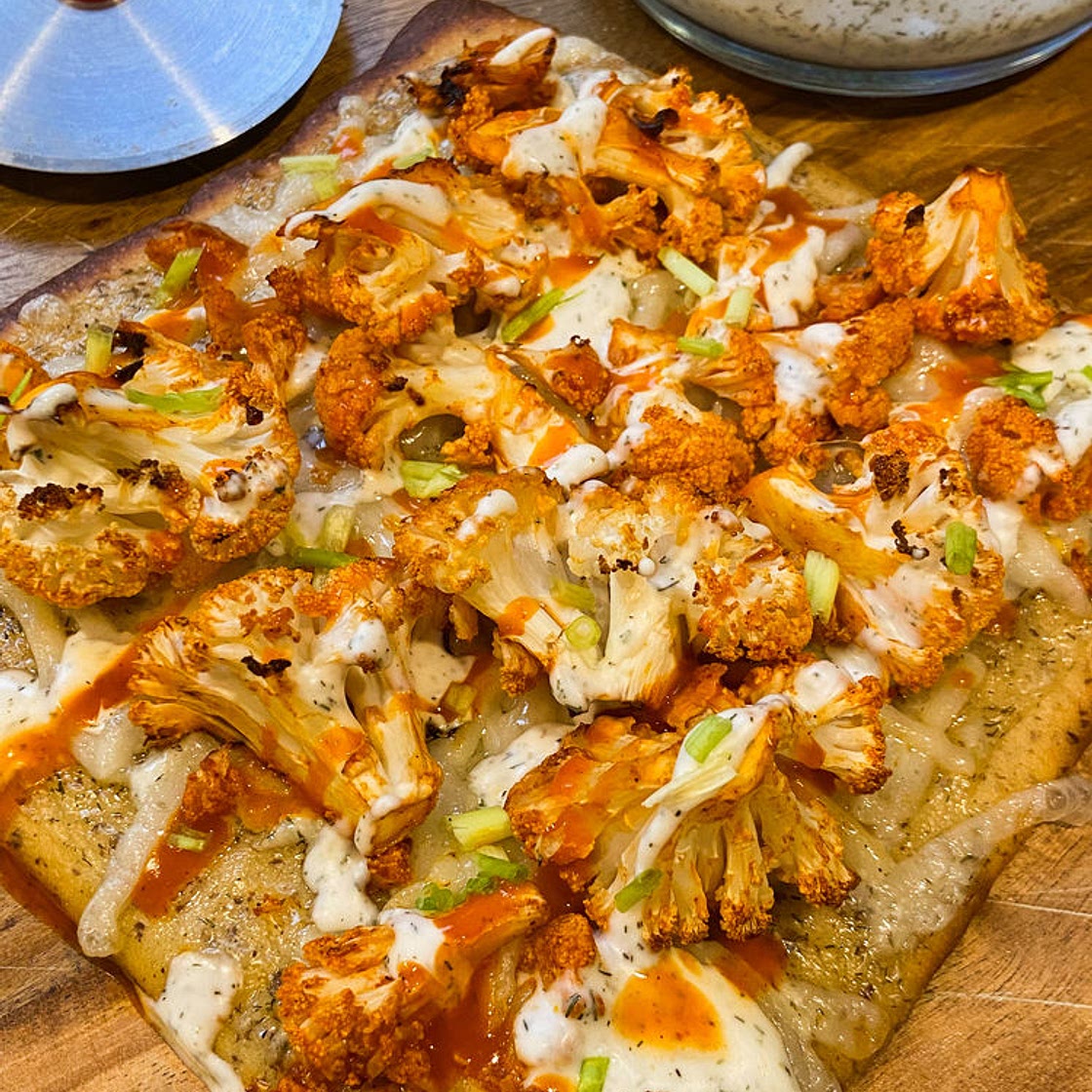Buffalo Ranch Flatbread