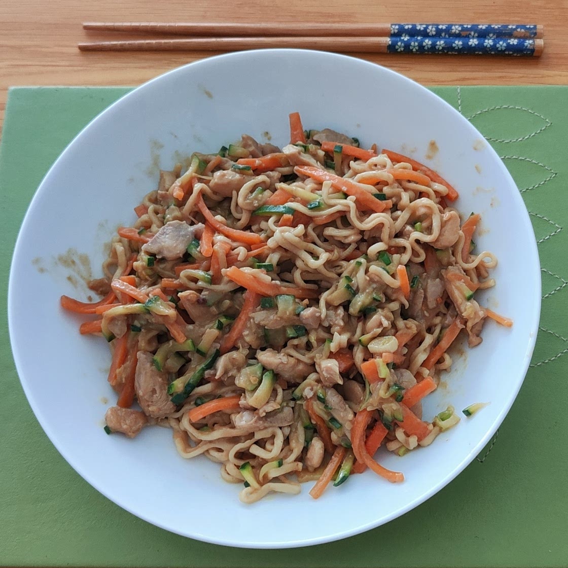 Peanut Chicken Noodles