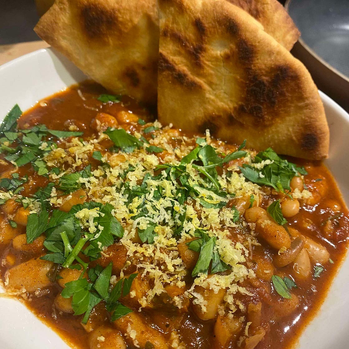Loubia (Moroccan Stewed  Beans)
