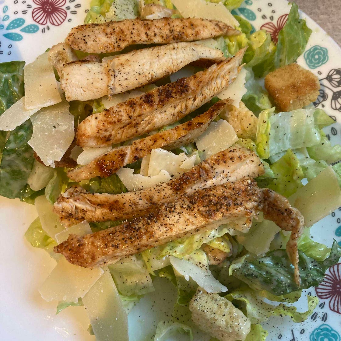 Blackened Chicken Caesar Salad